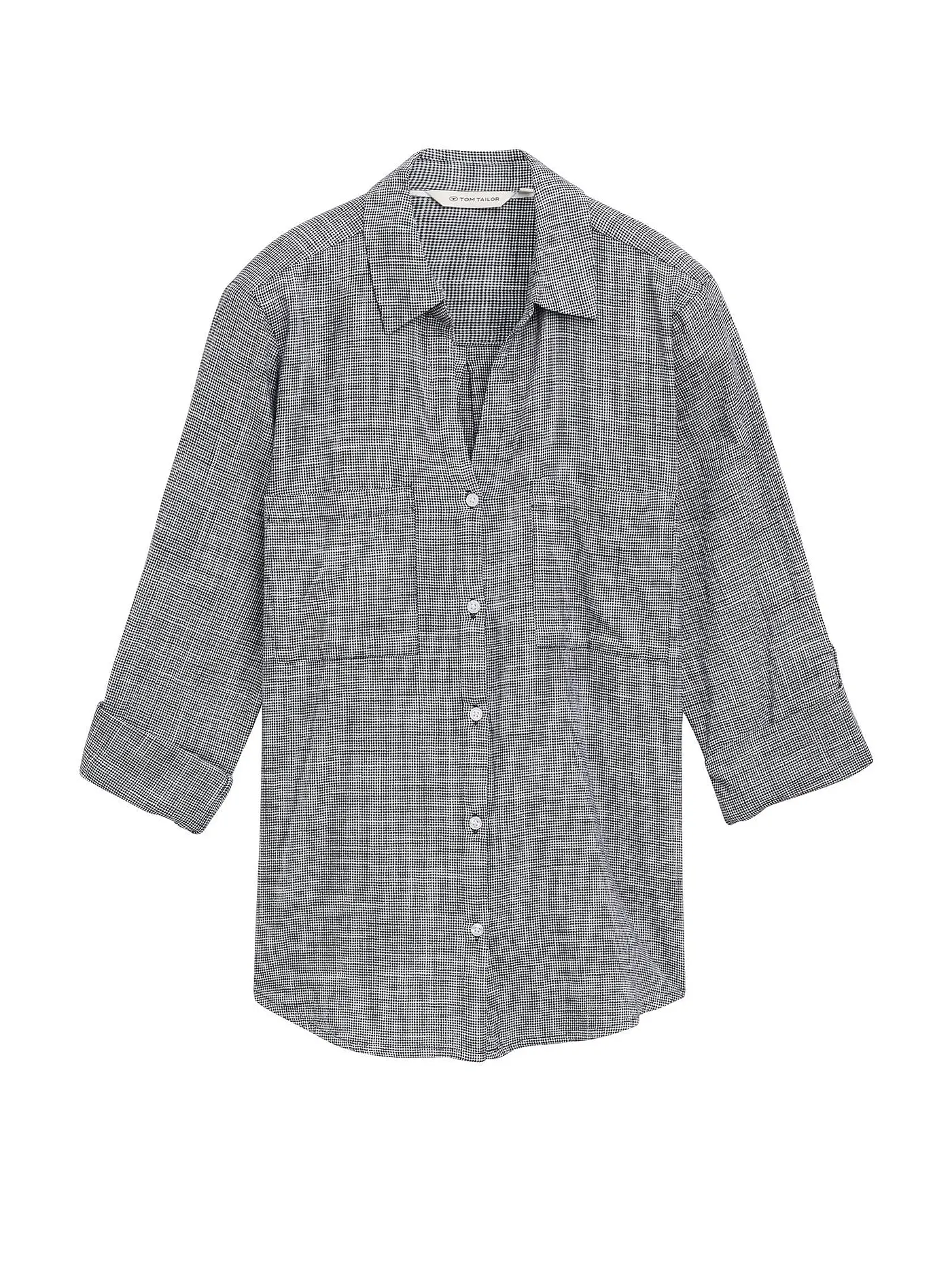 TOM TAILOR | Bluse | dunkelblau